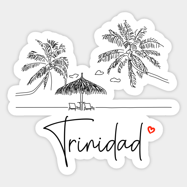 Trinidad Trinidad Sticker TeePublic